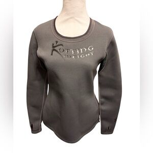 Women's Gray kutting weight sauna shirt